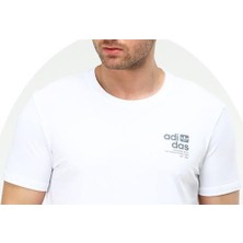 Newforss Adidas EF-3991 Erkek Battal Pamuklu Cotton T-Shirt