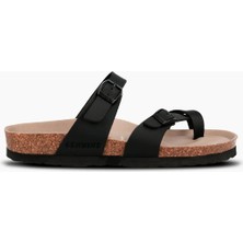 Genuins Kadın Terlik Dublın G104379 Genuins Vegan Black