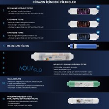 Mil Su Arıtma Cihazı 11 Aşamalı Mineral ve Alkali Filtreli 8 Lt Çelik Tanklı (DNP11-M-S)