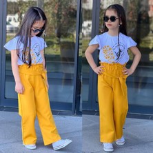 Lolipop Kids Store Kız Çocuk Kalpli Tişört Pantolon Takım