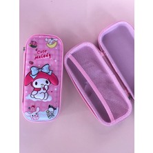 Syn İletişim Sanrio My Melody Melody Kuromi Cinnamoroll 3D Kabartmalı Kalemlik Makyaj Çantası Kalem Kutusu