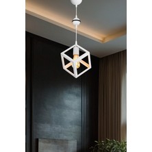 Lumen İstanbul Küp Tekli Sarkıt Beyaz Siyah Bilezik Küre