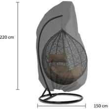 Bundeba Koza Su Geçirmez Bahçe Fındık Salıncak Hamak Koruma Örtüsü Kılıfı Yağmur Toz Önleyici Branda