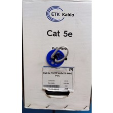 Etk Cat 5e F/utp Pvc 305 mt Kutu %100 Bakır