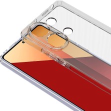 Case 4u Xiaomi Redmi Note 13 Pro 4g Uyumlu Kılıf Süper Silikon Kapak Şeffaf