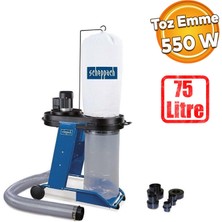 Scheppach Marangoz Talaş Taşlama Zımparalama 550 W Toz Emme Makinesi HD12