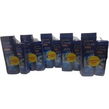 Clear Men Kepeğe Karşı Etkili Şampuan Cool Sport Menthol Ferahlatıcı Mentol Etkisi 350 Ml + 185 Ml X 5 Adet