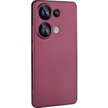 Case 4u Xiaomi Poco M6 Pro 4g Kılıf Premier Silikon Kapak Mürdüm