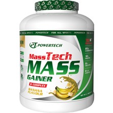 Powertech Nutrition Powertech Masstech Mass Gainer Muz Aromalı 3600 gr 30 Servis