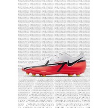 Nike Phantom G. T. 2 Club F. G. / M. G.  Soccer Shoes Beyaz Kırmızı Krampon