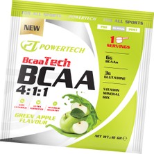 Powertech Nutrition Powertech Bcaatech Bcaa 4:1:1 Yeşil Elma Aromalı Amino Asit 20x10 Gr Sachets