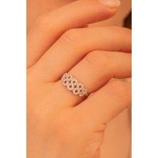 Osmanlı Gümüş Kadın Gümüş Yüzük - Sonsuzluk Temalı Infinity 925 Ayar Gümüş Yüzük