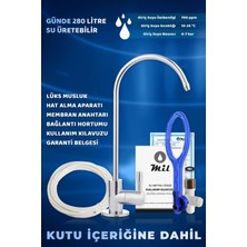 Mil Su Arıtma Cihazı Pompalı 12 Aşamalı Multimineralli 8 Lt Çelik Tanklı Aquaflo Membranlı (DP12-M-A)