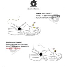 Bear & Pear 8 Adet Pati Figür Crocs Aksesuar Jibbitz Terlik Süsü