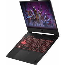 Asus Tuf Gaming A15 Amd Ryzen 9 8945H 24GB 4tb SSD RTX4070/8GB 140W 15.6" Fhd 144Hz Fdos Taşınabilir Bilgisayar LP124 & Per4 Çanta LP124P315