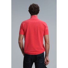 Lufian Erkek Vernon Smart Polo T-Shirt 111040163 Mercan