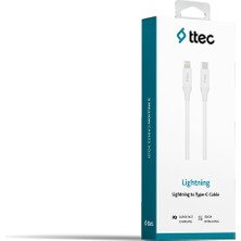 Ttec 2DK40B Lightning To Type-C Şarj Kablosu