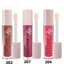 Pastel Yeni 3 Lü Set Plump Up Dolgunlaştıran Dudak Parlatıcısı 202-204-207