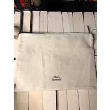 Retro Makyaj Çantası, Baskılı Clutch, Kitap Severler Için Hediye, Arkadaşa Hediye, Retro Kalemlik