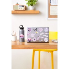 Sweet Twins Vsco Purple Laptop Notebook Tablet Sticker Set 1