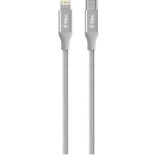 Ttec Alumicable 150CM Lightning-Type-C Kablo 150CM 2DK41 Gümüş Renk Hızlı Şarj ve Veri Transferi Desteği