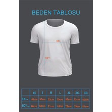 Bluu  Baskılı Tişört Outdoor Normal Kalıp Tshirt