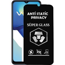 Caseart Vivo Y33S Tam Kaplayan Anti Statik Hayalet Süper Cam Ekran Koruyucu