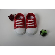 Zindrella Kids Bağcıklı Çapa Desenli  Bebek Ilk Adım Ayakkabısı
