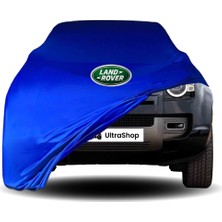 Ultra Shop Land Rover Defender 130 (2022-) Araba Brandası Mavi Kumaş Penye Toz Geçirmez Oto Garaj Branda