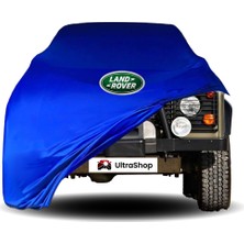 Ultra Shop Land Rover Defender 90 Works (2018-) Araba Brandası Mavi Kumaş Penye Toz Geçirmez Oto Garaj Branda