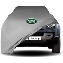 Ultra Shop Land Rover Defender 130 (2022-) Araba Brandası Gri Kumaş Penye Toz Geçirmez Oto Garaj Branda