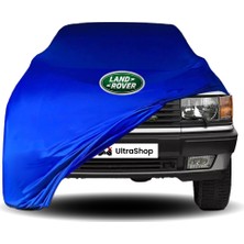 Ultra Shop Land Rover Discovery 3 (2004-2009) Araba Brandası Mavi Kumaş Penye Toz Geçirmez Oto Garaj Branda