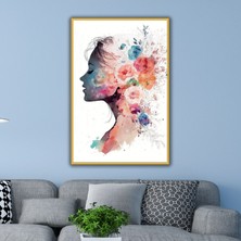 Gaagart Metal Çerçeveli Cam Plastik Cerrahi Poliklinik Tablosu Kadın