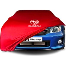Ultra Shop Subaru Impreza 3 Sedan (2007-2011) Araba Brandası Kırmızı Penye Toz Geçirmez Oto Garaj Brandası