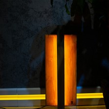 Alberas 50 cm Harmony Night LED Dikey Aplik Amber Ev Işıklandırma Dekorasyon Avize Cafe Otel Salon Duvar