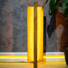 Alberas 70 cm Harmony Night LED Dikey Aplik Amber Ev Işıklandırma Dekorasyon Avize Cafe Otel Salon Duvar