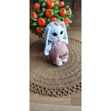 Uzun Kulaklı Oyuncak Tavşan Amigurumi Oyuncak