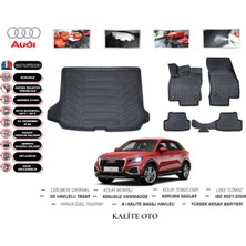 Kalite Oto Audi Q2 2018 Model 3D Bagaj Havuzu+4d Havuzlu Paspas Setii