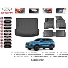 Kalite Oto Chery Tiggo 7 Pro 2023 Model 3D Bagaj Havuzu+4d Havuzlu Paspas Setii