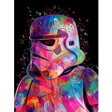 Womb Hobby Starwars Klon Asker Sayılarla Boyama Seti 80X100 cm (Tuvale Gerili)