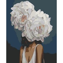 Womb Hobby Çiçeklenmek ve Tomurcuk Sayılarla Boyama Seti 80X100 cm ( Tuval Şasesine Gerili)