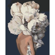 Womb Hobby Kadın ve Çiçeklenmek Sayılarla Boyama Seti  (Tuvale Gerili)