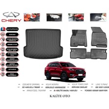 Kalite Oto Chery Tiggo 8 Pro 2024 Model 3D Bagaj Havuzu+4d Havuzlu Paspas Setii