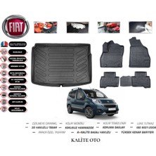 Kalite Oto Fiat Fiorino 2010 Model 3D Bagaj Havuzu+4d Havuzlu Paspas Setii