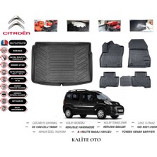 Kalite Oto Citroen Nemo Combi 2012 Model 3D Bagaj Havuzu+4d Havuzlu Paspas Setii