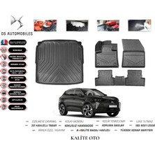 Kalite Oto Ds 7 Crossback 2022 Model Alt 3D Bagaj Havuzu+4d Havuzlu Paspas Setii