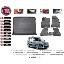 Kalite Oto Fiat Doblo 2012 Model 3D Bagaj Havuzu+4d Havuzlu Paspas Setii