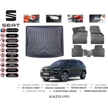 Kalite Oto Seat Tarraco 5 Koltuk 2024 Model Bagaj Havuzu+4d Havuzlu Paspas Setii