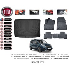 Kalite Oto Fiat Fiorino 2021 Model 3D Bagaj Havuzu+4d Havuzlu Paspas Setii