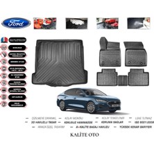 Kalite Oto Ford Focus 4 Sedan 2024 Model 3D Bagaj Havuzu+4d Havuzlu Paspas Setii